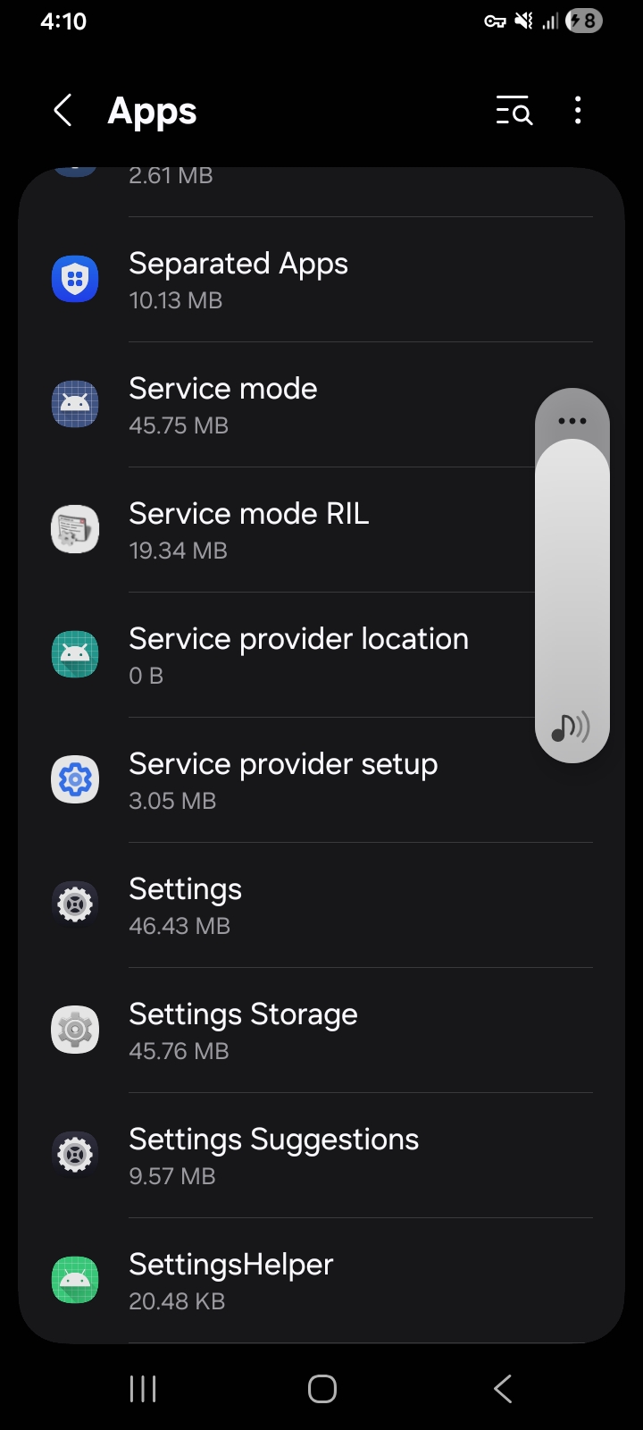 h9guys amyone here have aome knowledge im androids specofcially samsung a06 and running/syst.apps - image 2