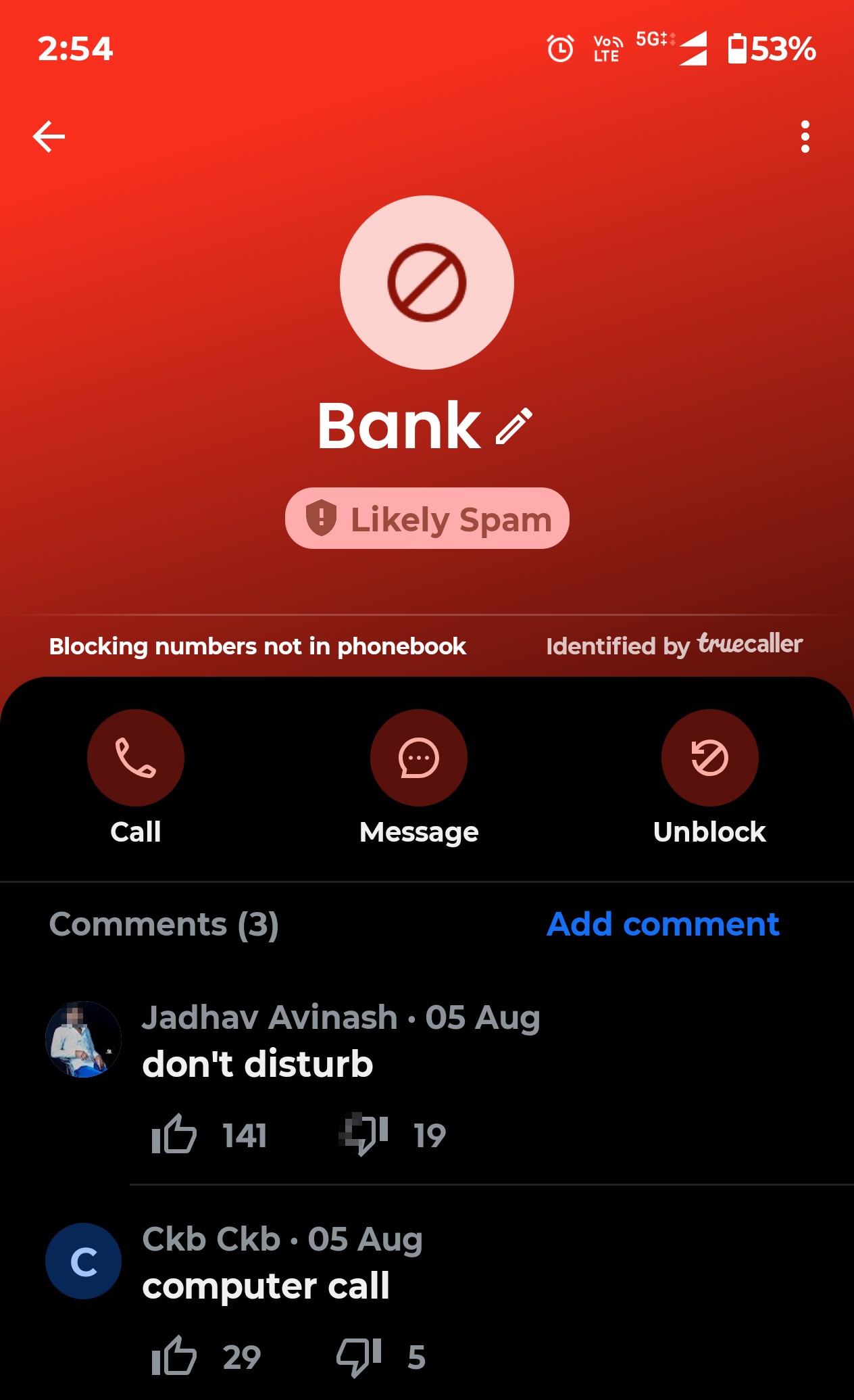 Bank froud & scam