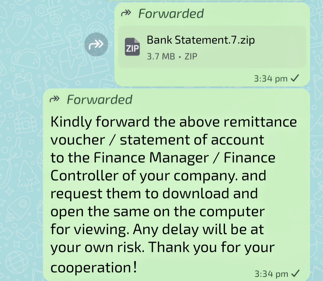 Please Don't open this File. Our mobile will be hacked.