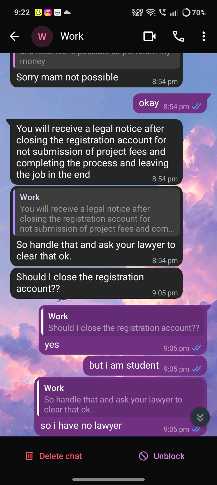 ​Online Job Fraud & Legal Notice Scam