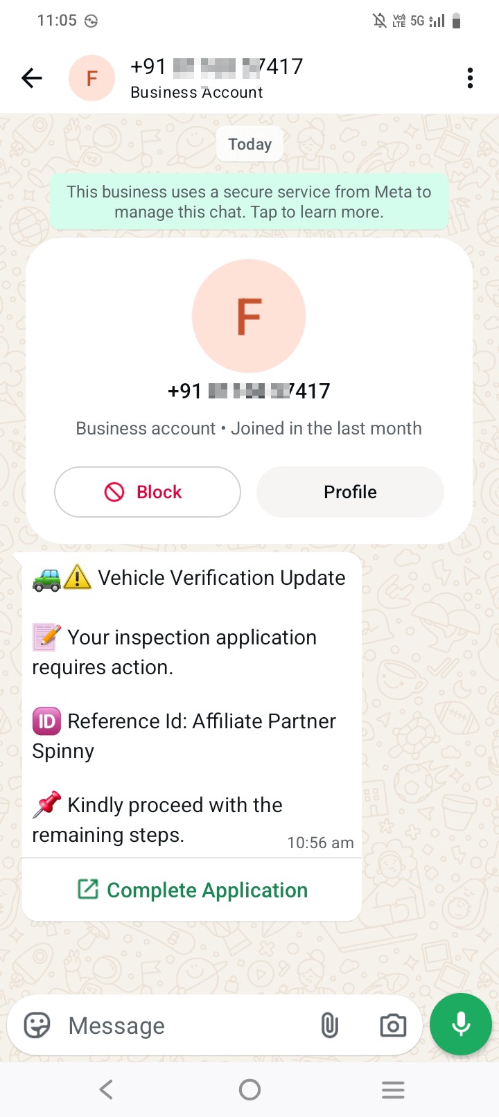 vehicle update scam