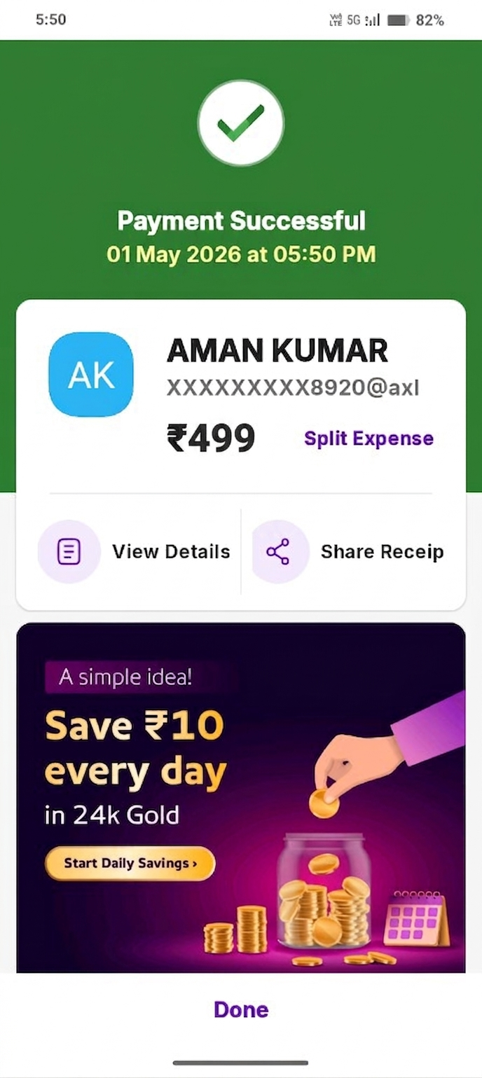 20000 GST charge 499 lagega 