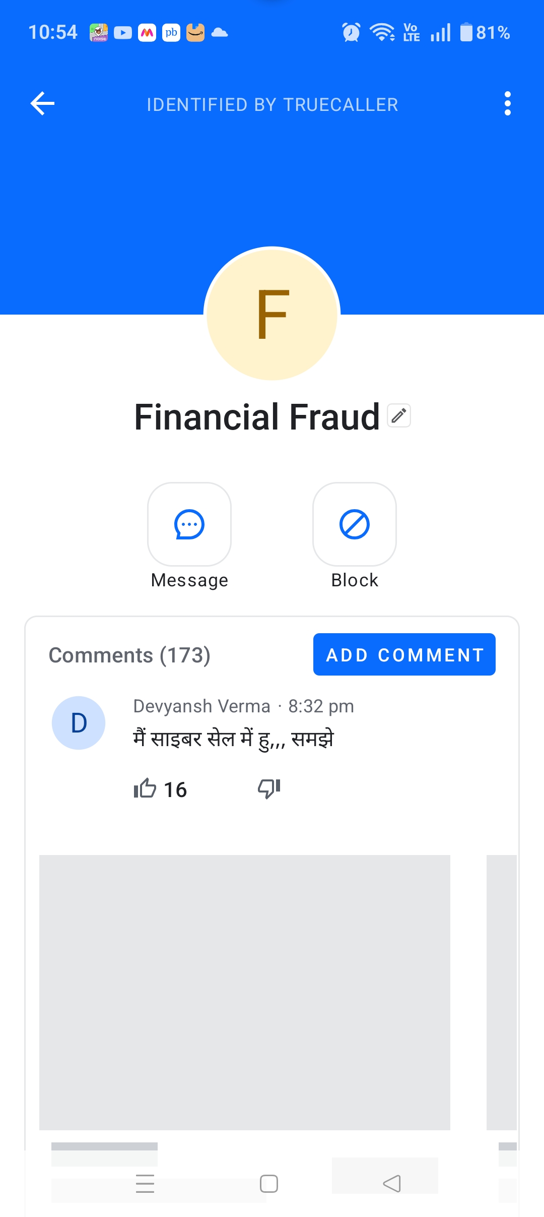 please report him arrest him Truecaller 