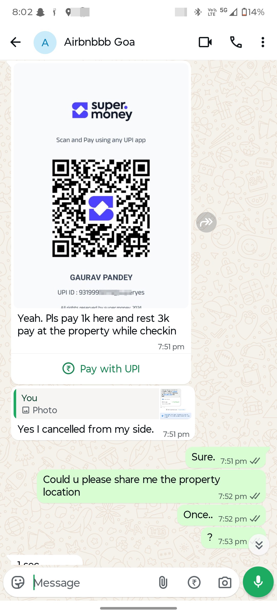 airbnb scam - image 3