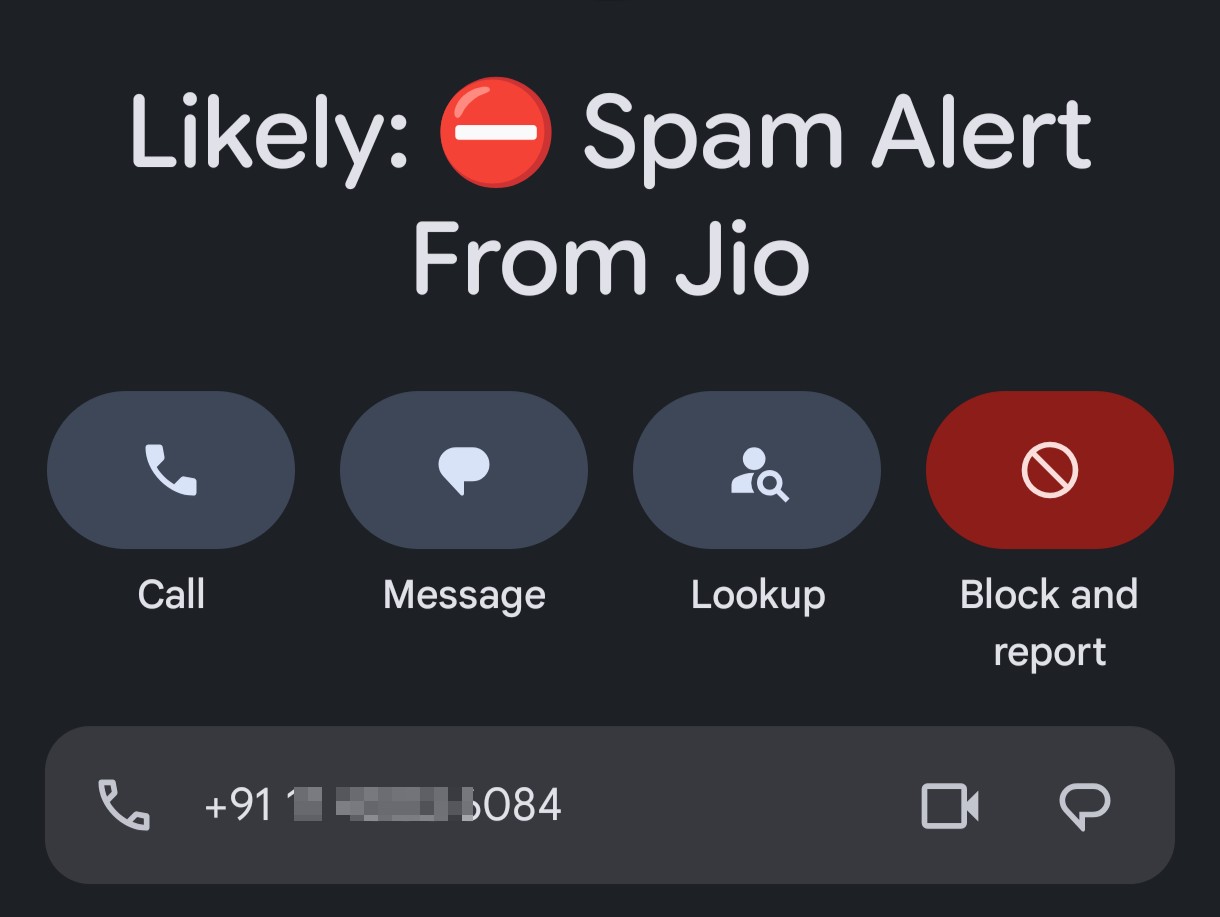 suspicious call