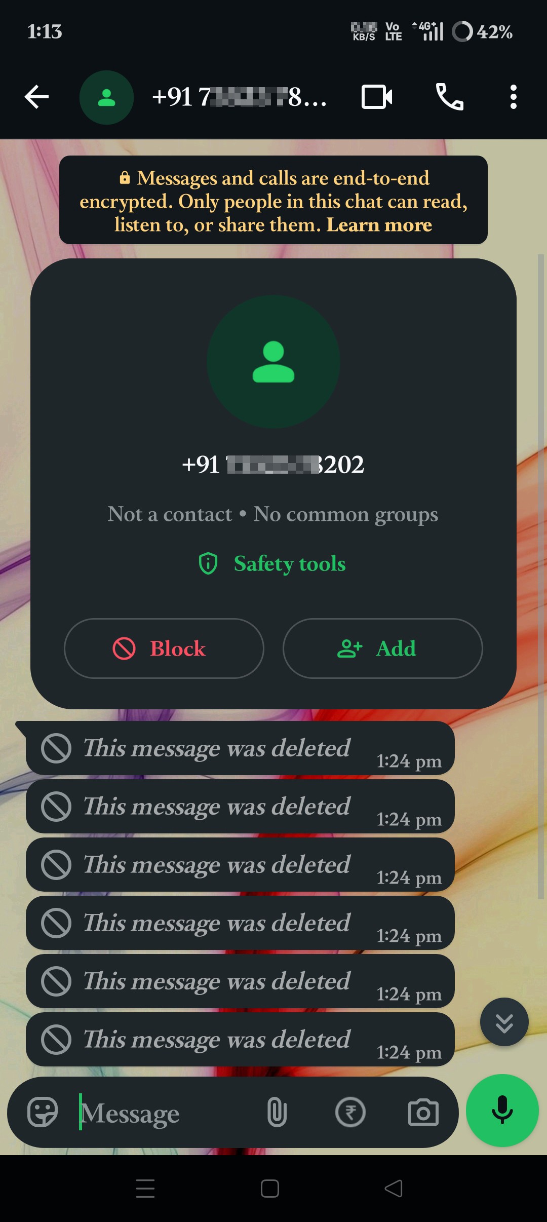 WhatsApp Message 