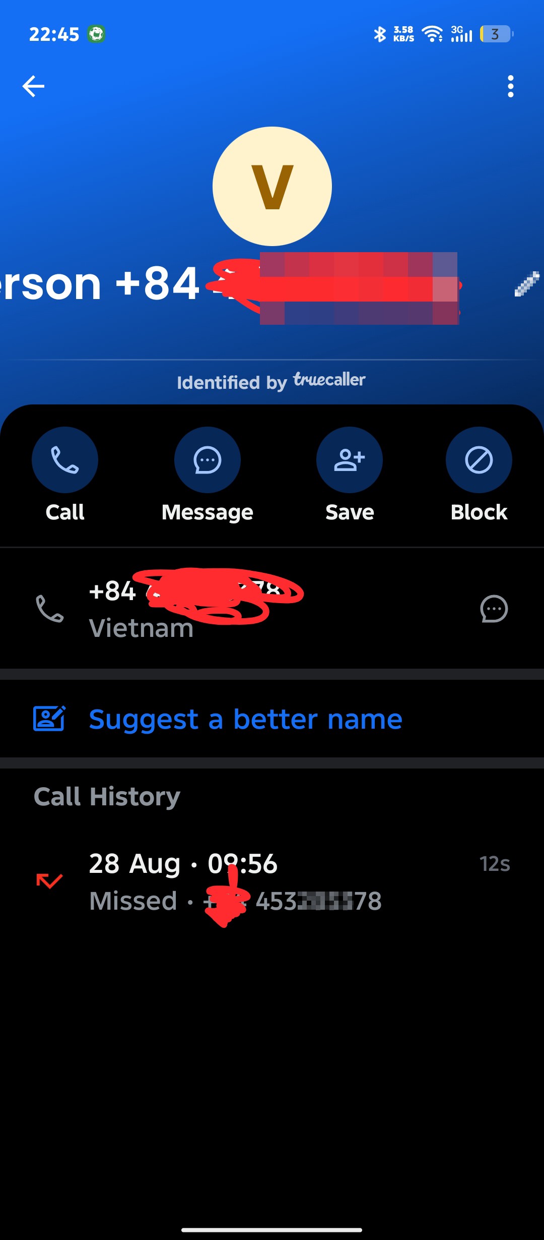 does anyone know this Vietnamese phone number