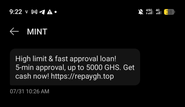 Is Mint Loan SMS Real OR Fake?