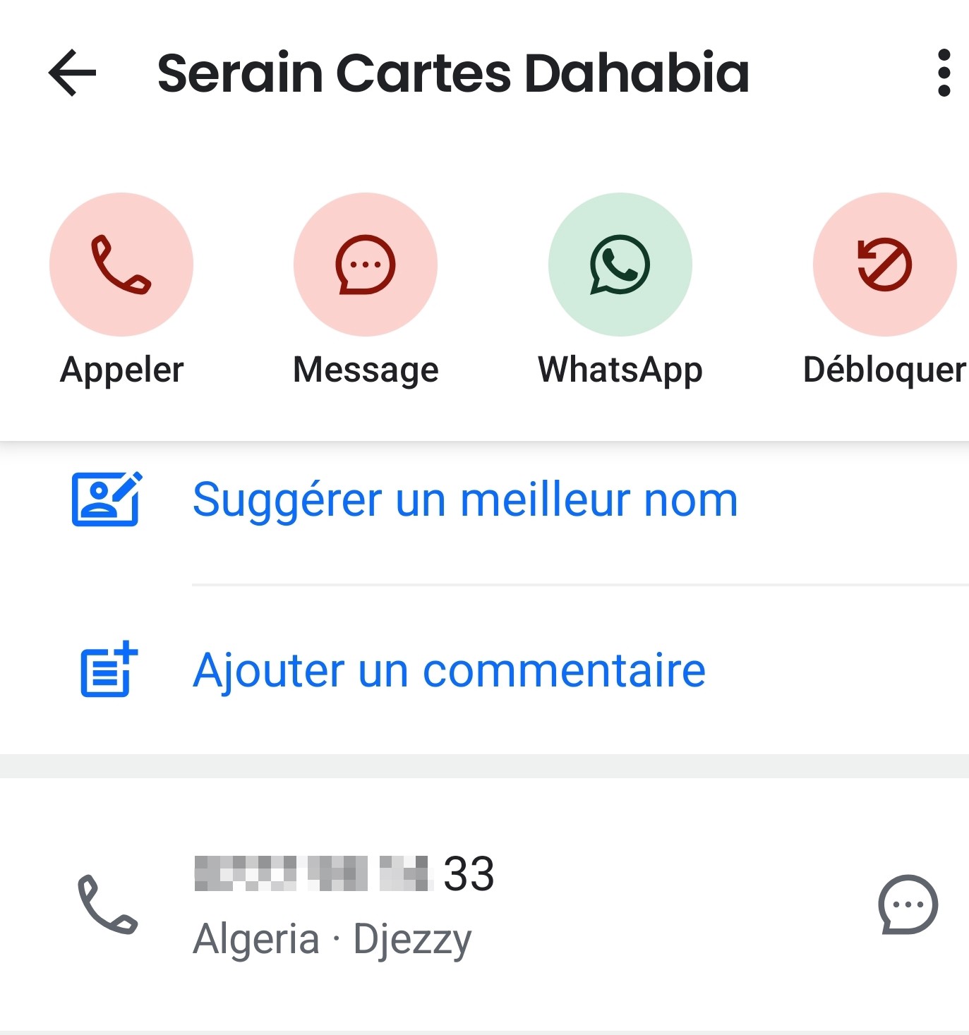 DAHABIA card scam
