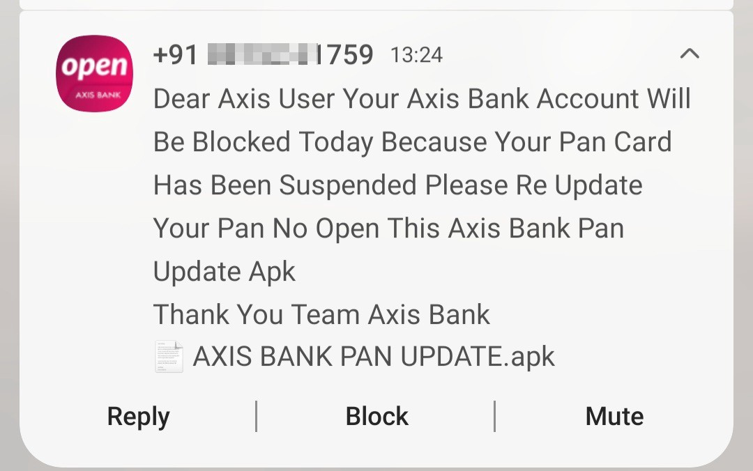 Axis bank fraud
