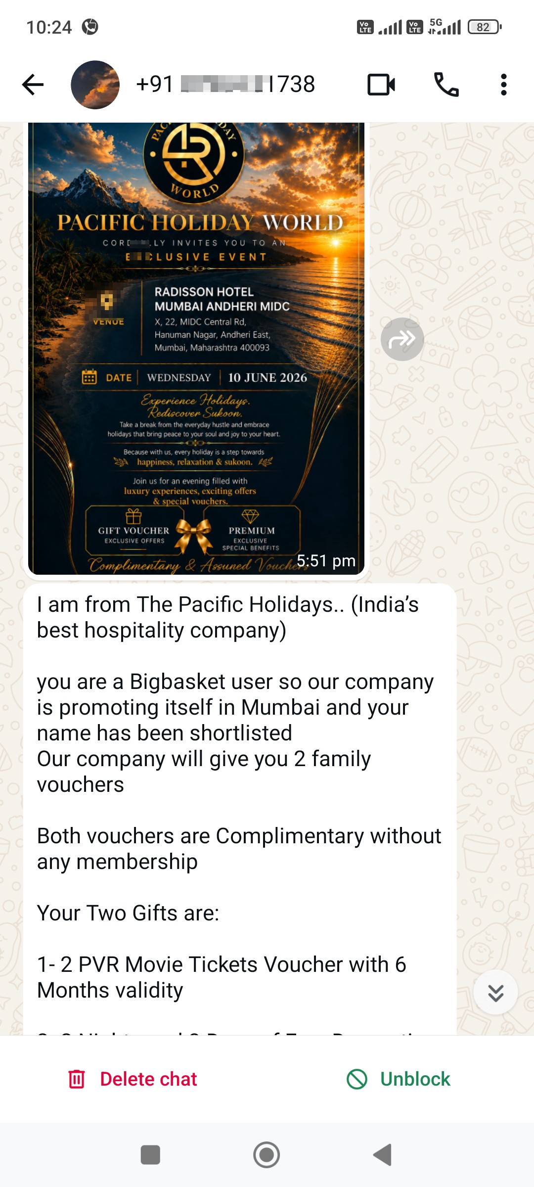 pacific hotel scam