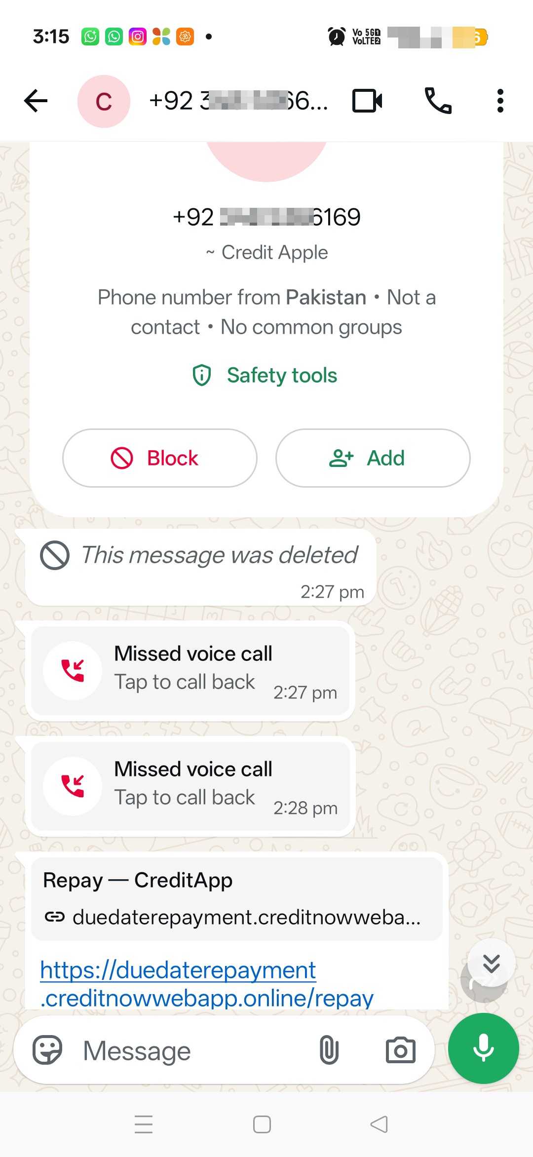 Those people give threats