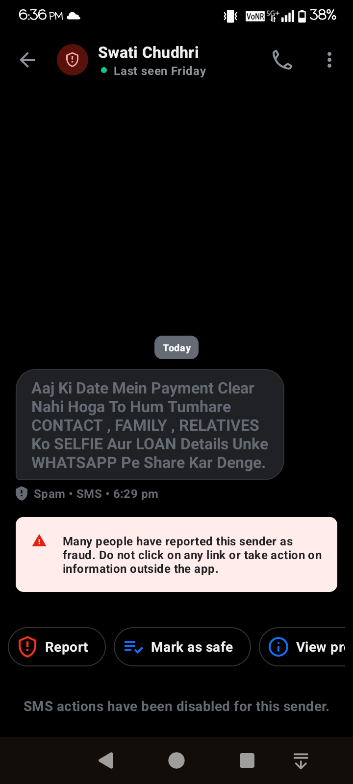 Loan scam