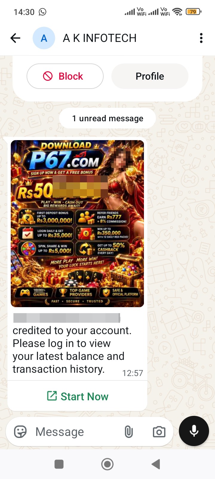Possible Scamm