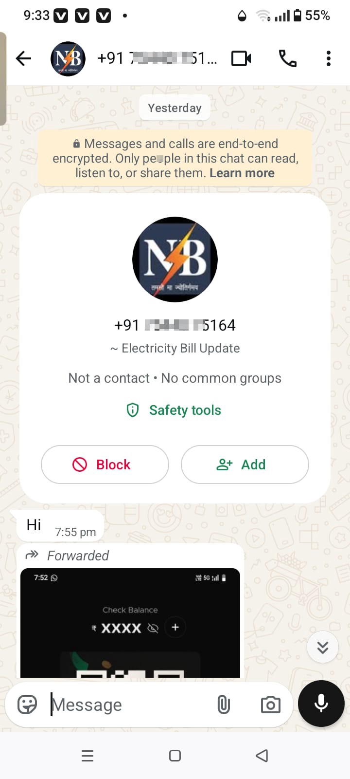 Fake electricity bill scam via calls and WhatsApp messages - image 3