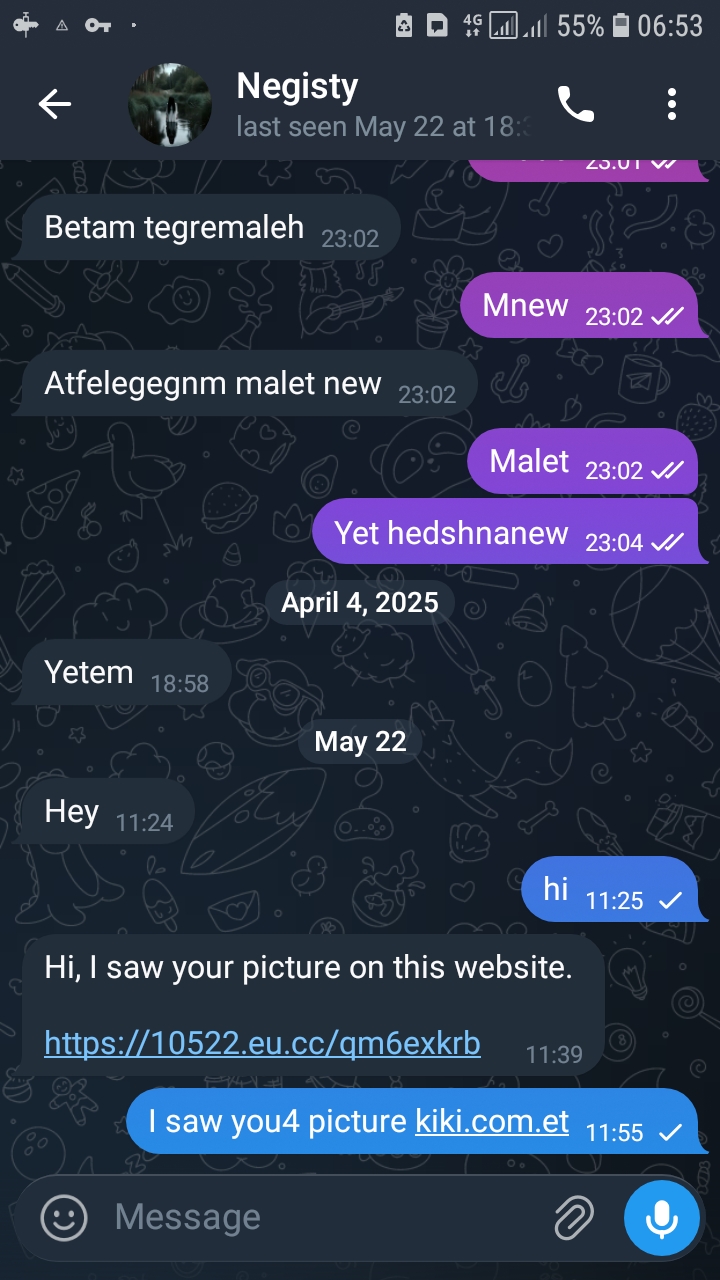 Fraud Scam For Telegram and whatsapp User