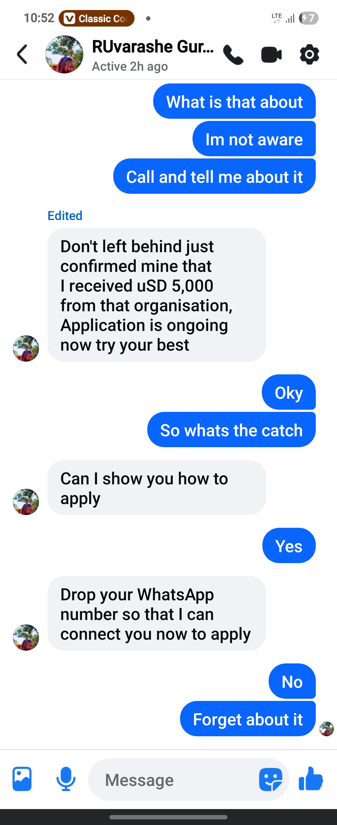 potential WhatsApp hacker 