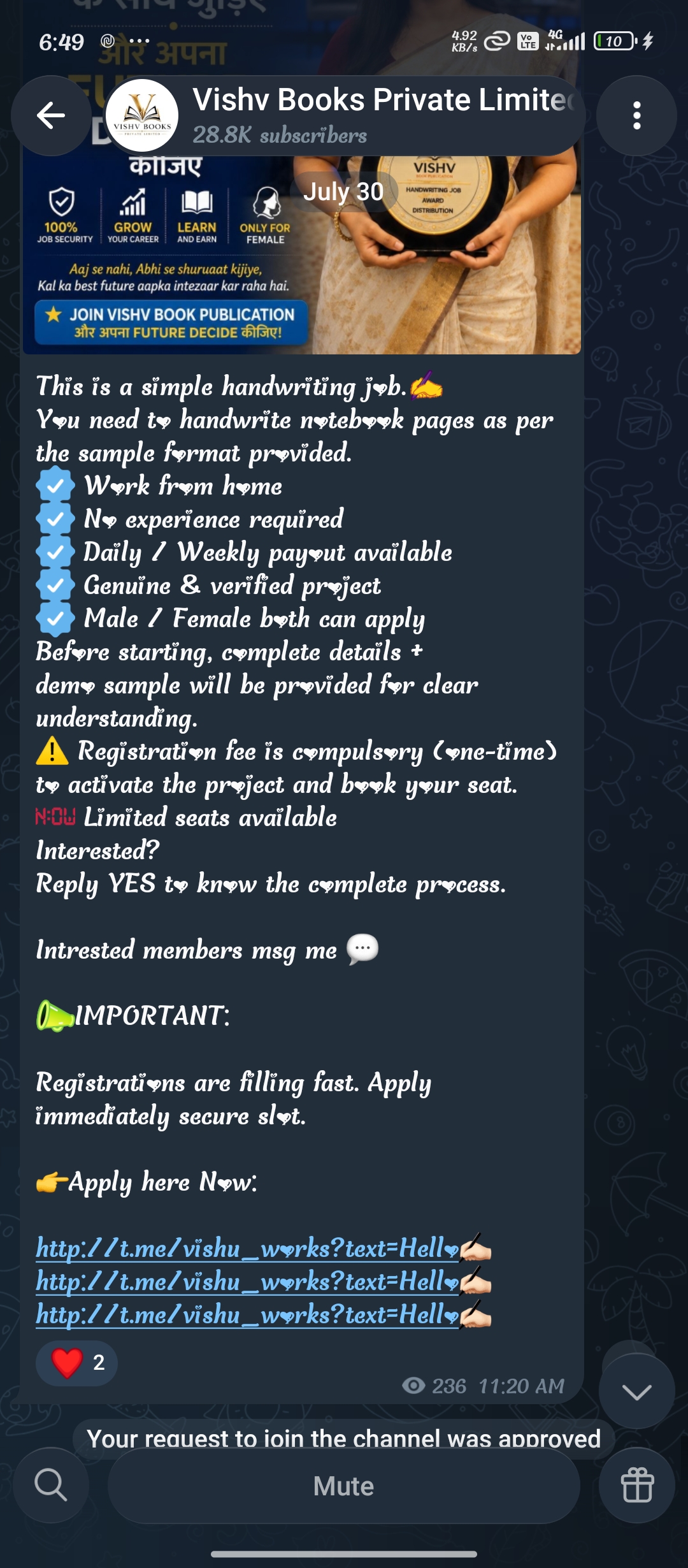 Offering Salary