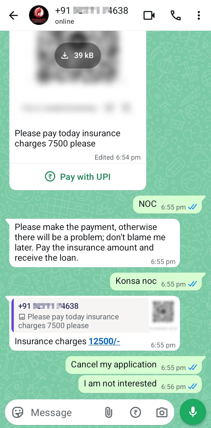 Loan scam posing as RBI registered women's funding site - image 3
