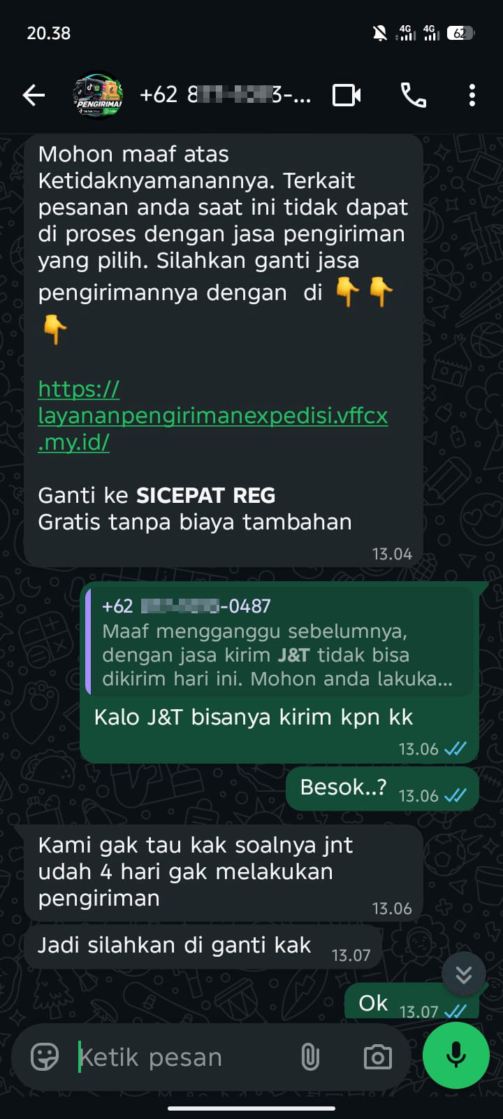 scam draining paylater limit