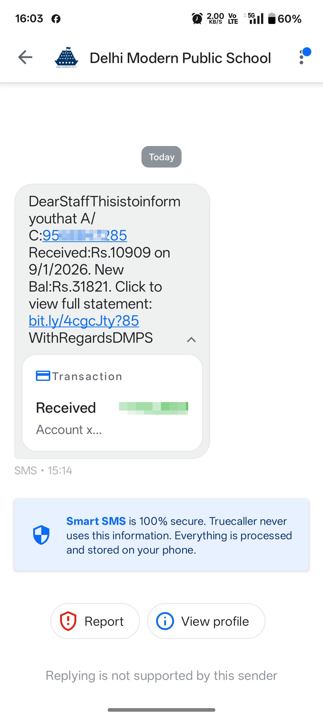 A scam