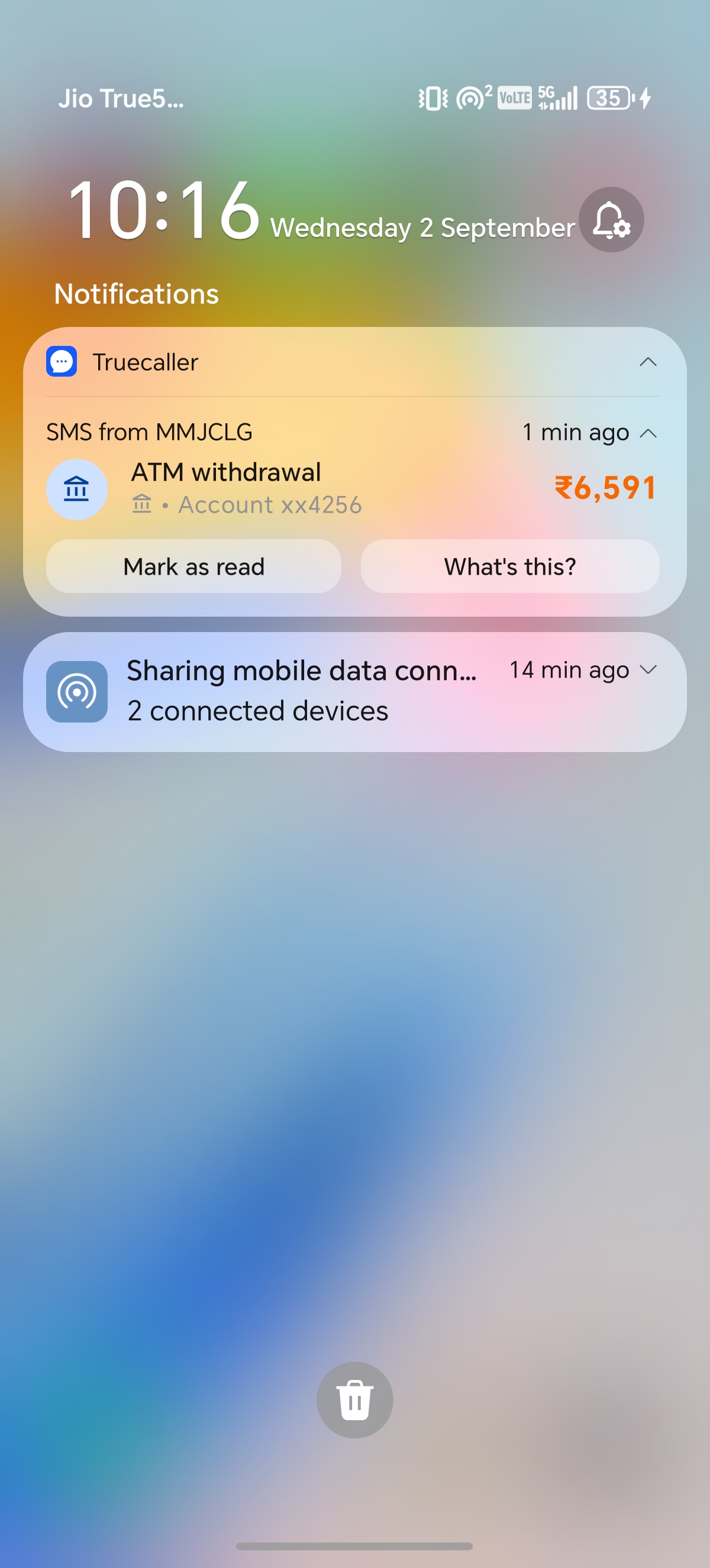 Rs 6591 credited? 