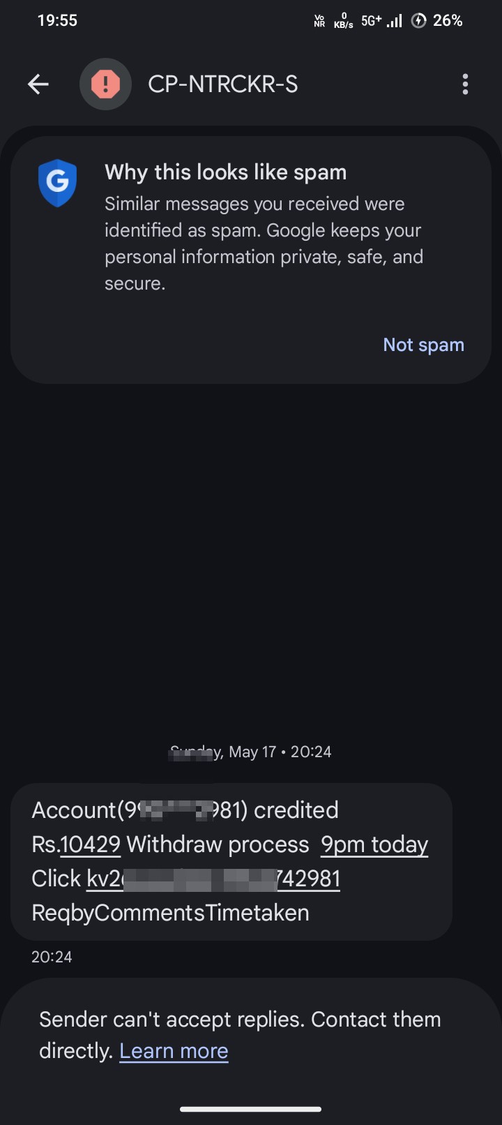 Don't click this link is totally Scam