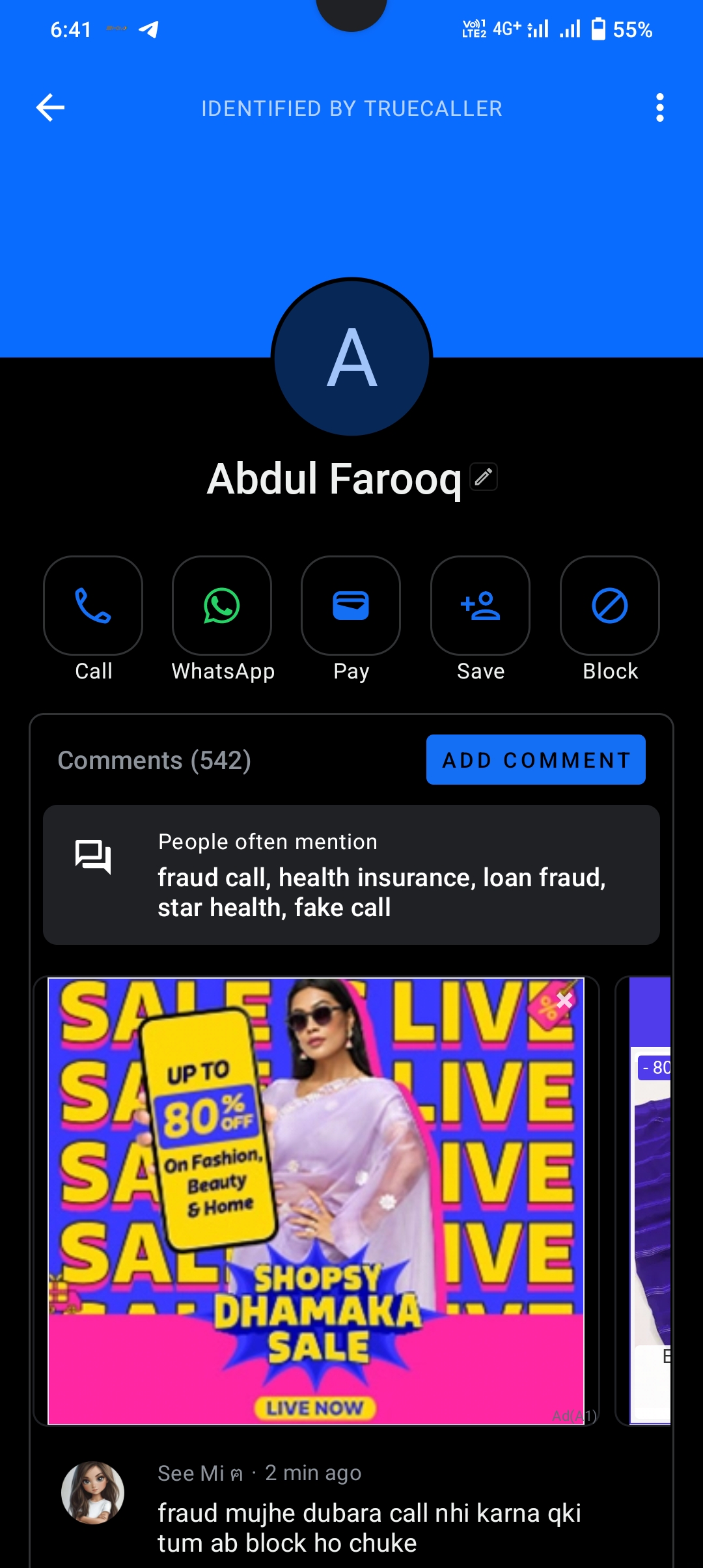 fraud call health insurance 