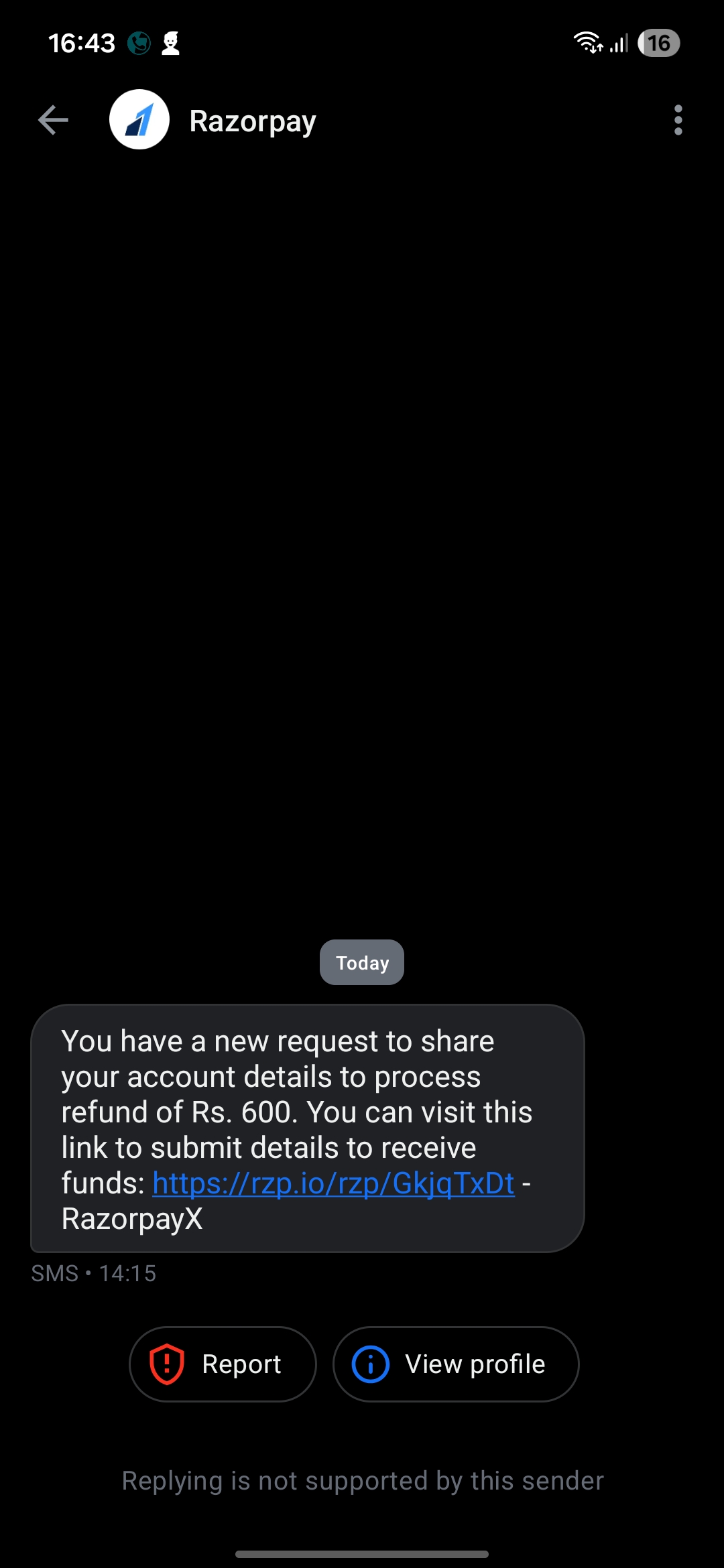 RazorPay Scam