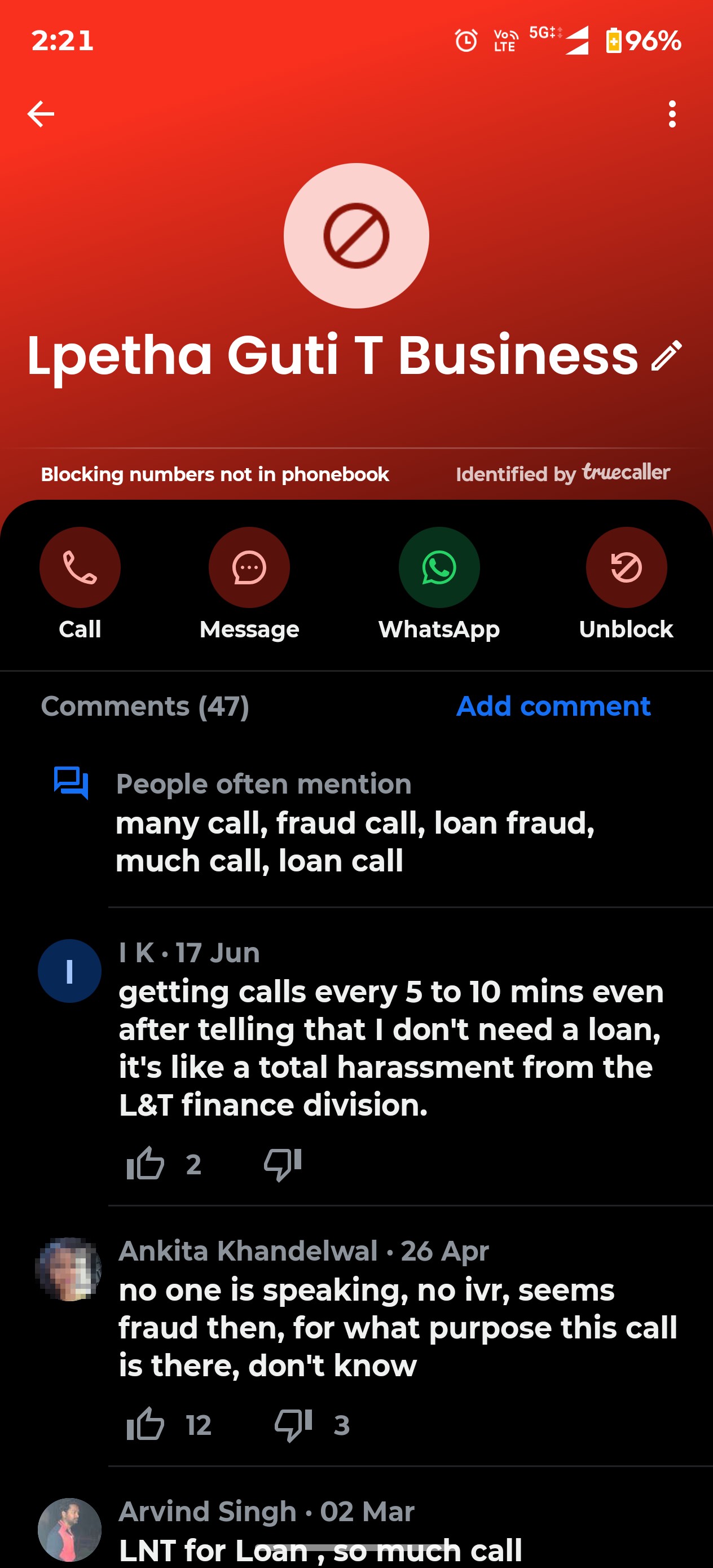 Business scam & deception 