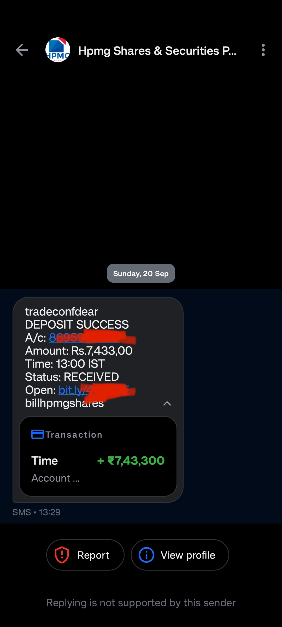 I don't how but my credit 743000