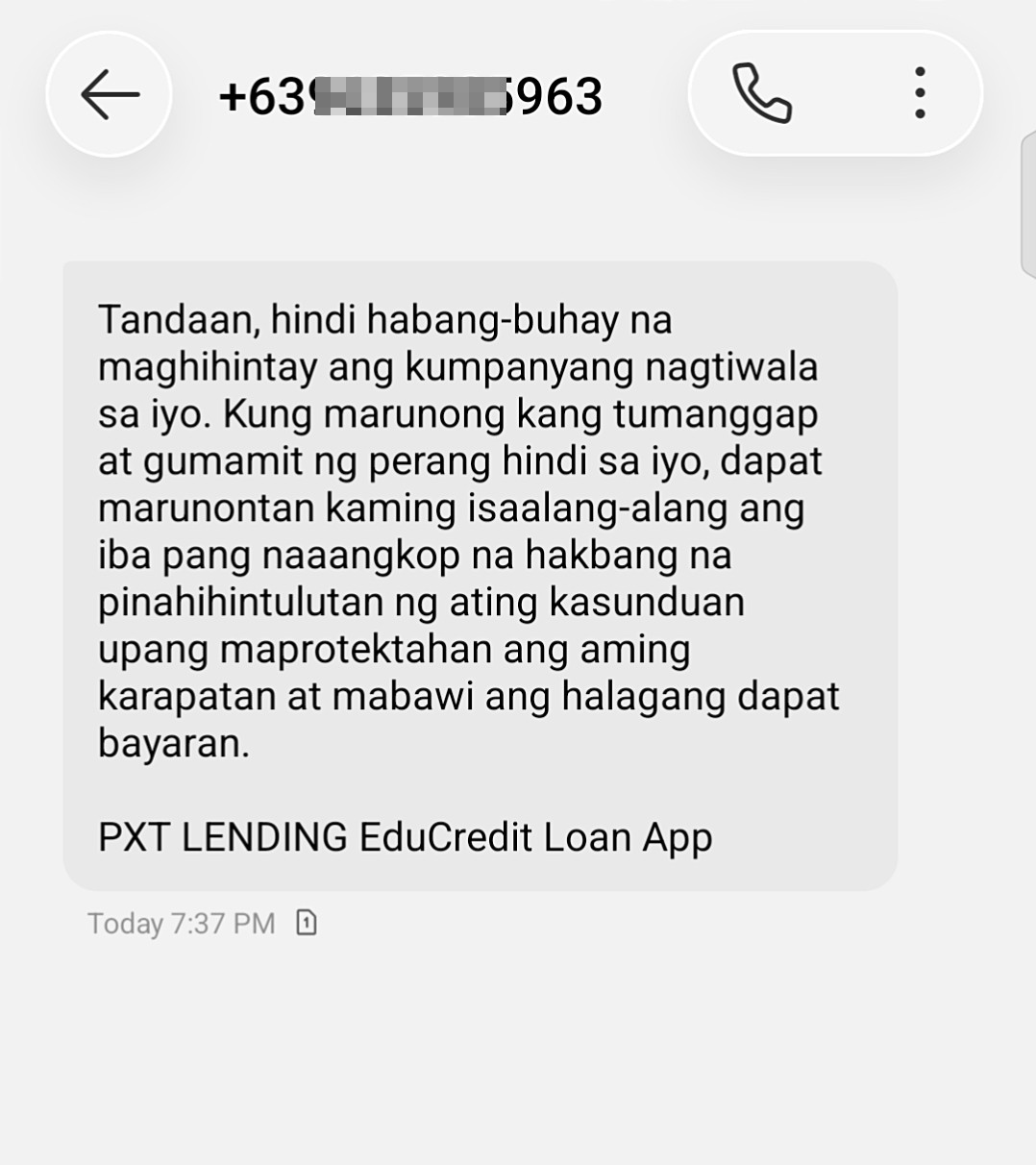 threatened😣
