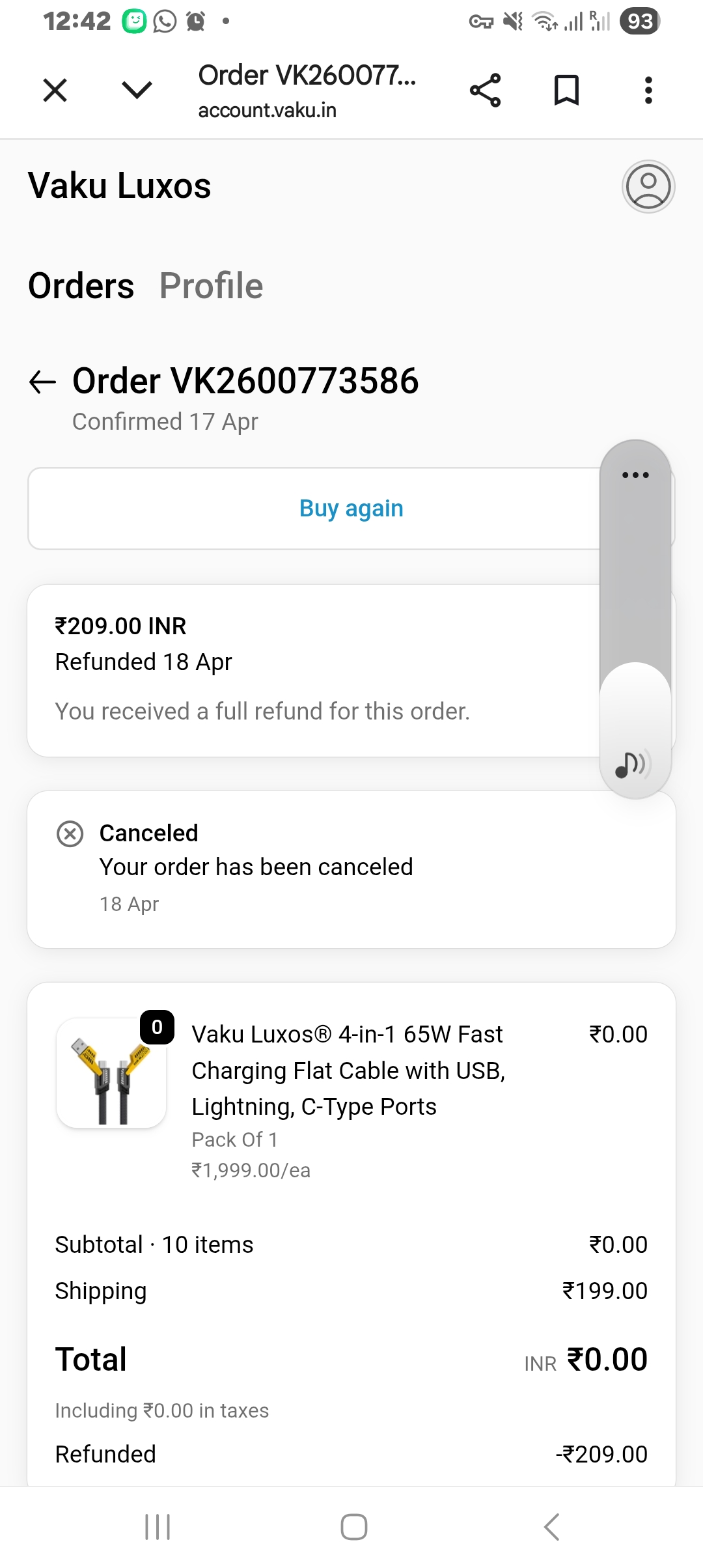 ⚠️ Beware Before Ordering from Vaku Luxos
