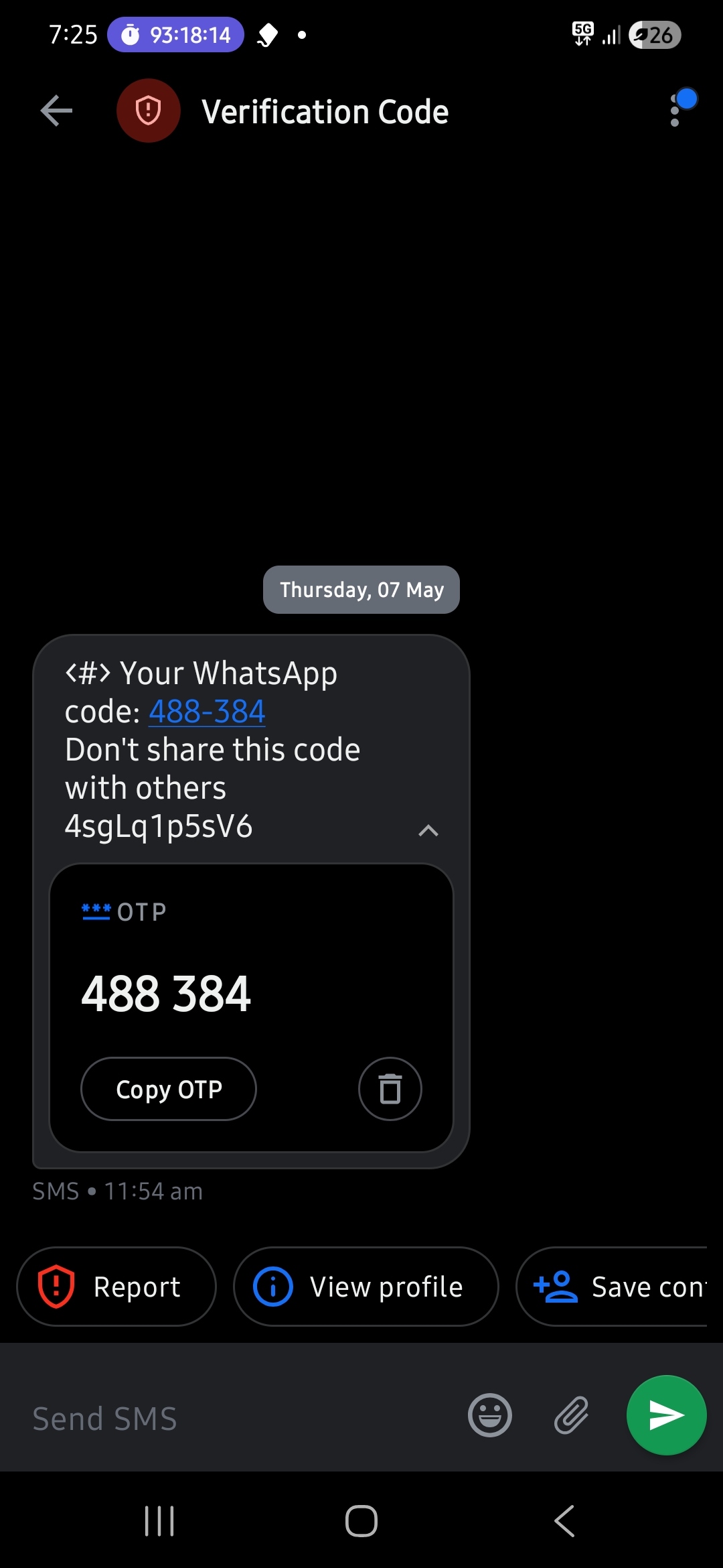 otp scam