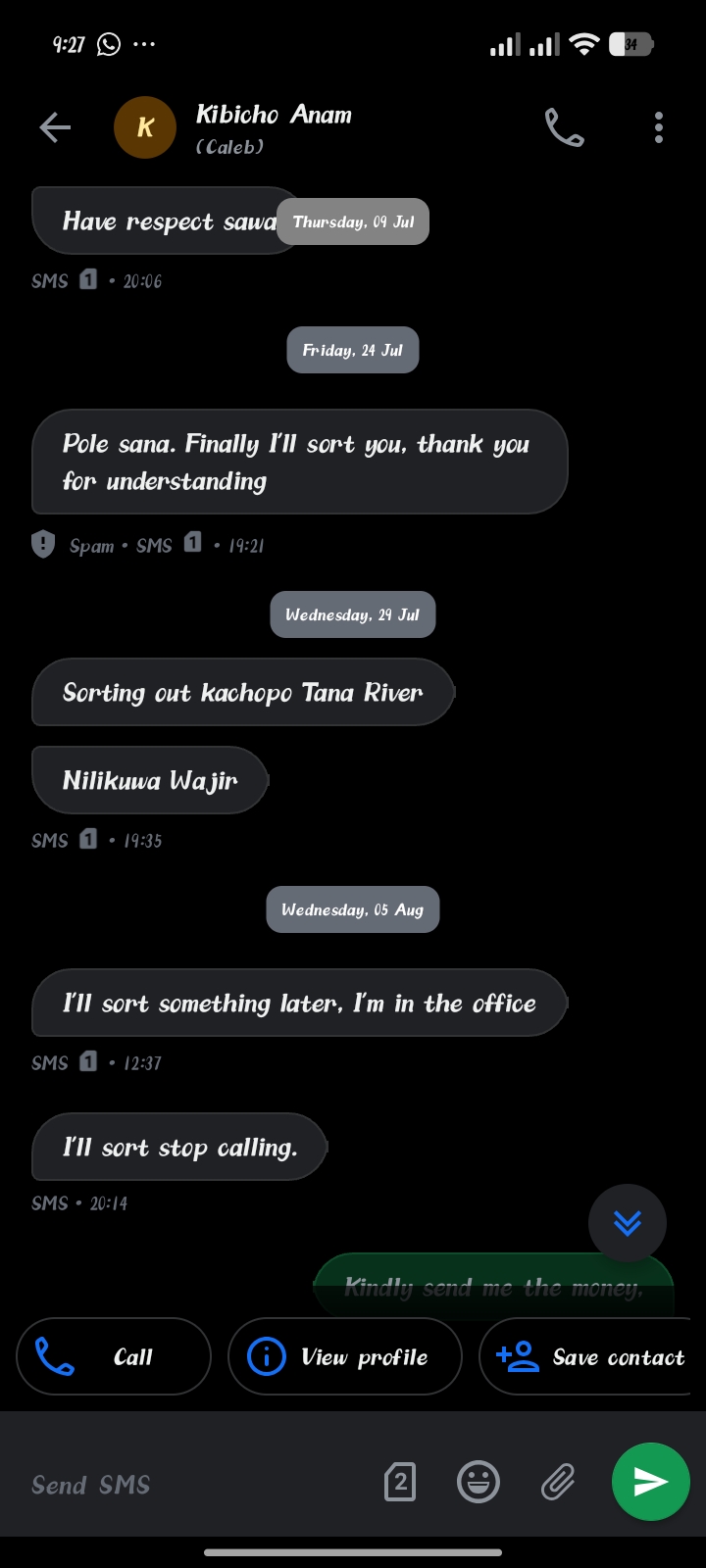 SCAMMER PRETENDING TO BE WORKING IN NATIONAL GOVERNMENT  - image 2