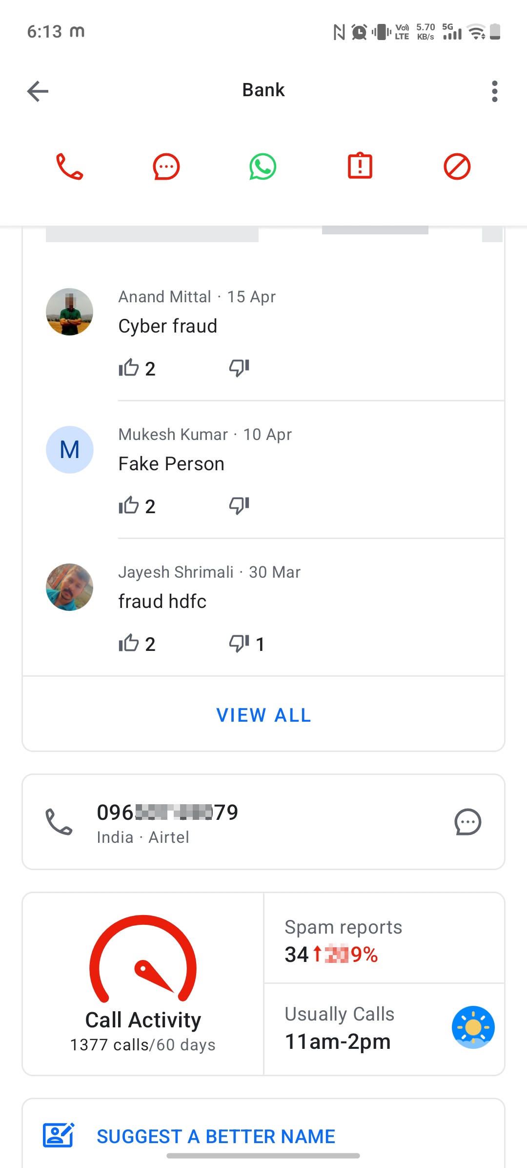 Fraudulent asking money in refrence of HDFC BANK - image 2