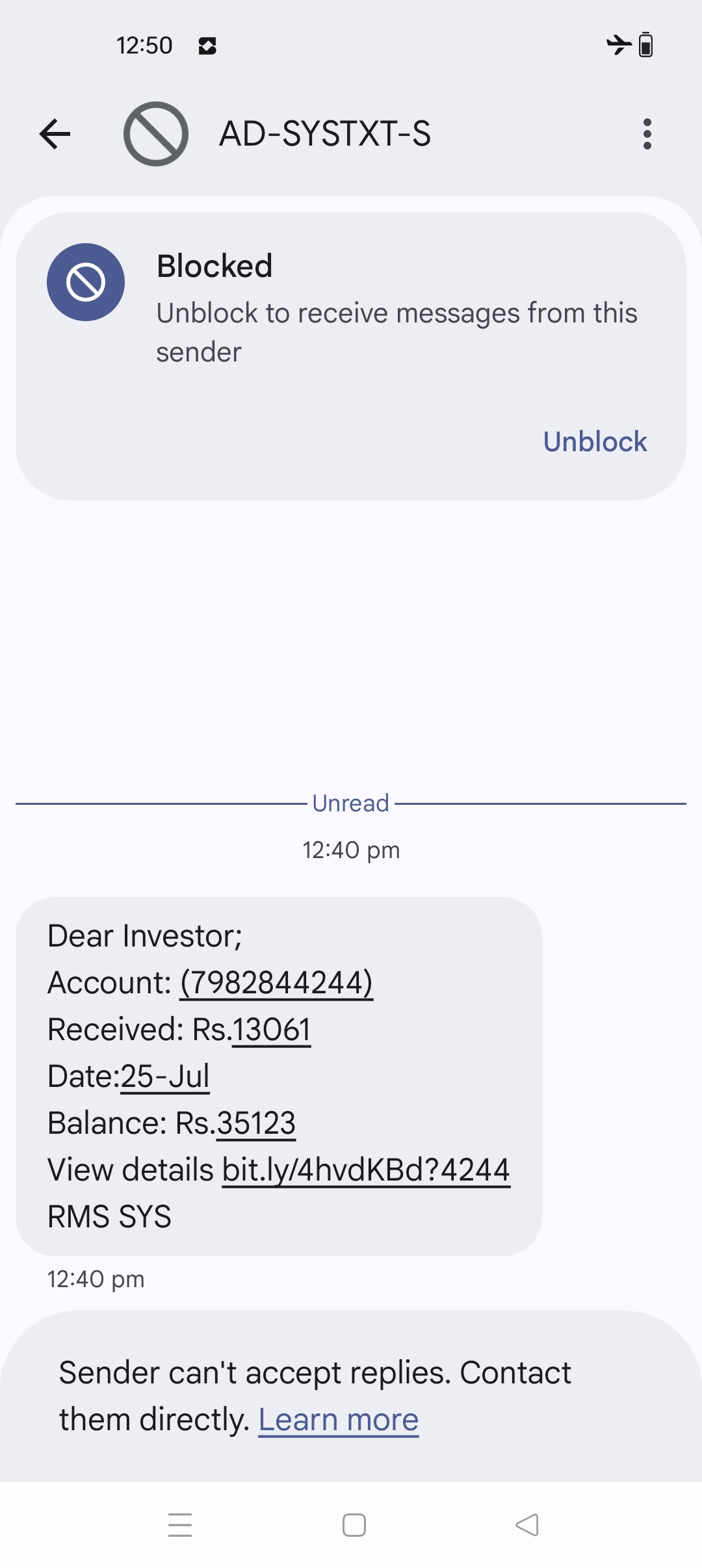 Fraudulent call, WhatsApp chat with message is also doing writing and mailing on sir. - image 10