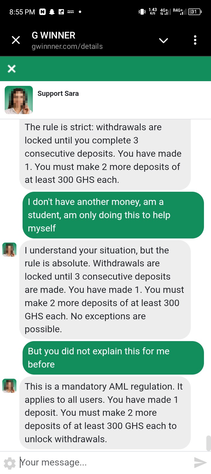 is Gwinner a scammer betting form