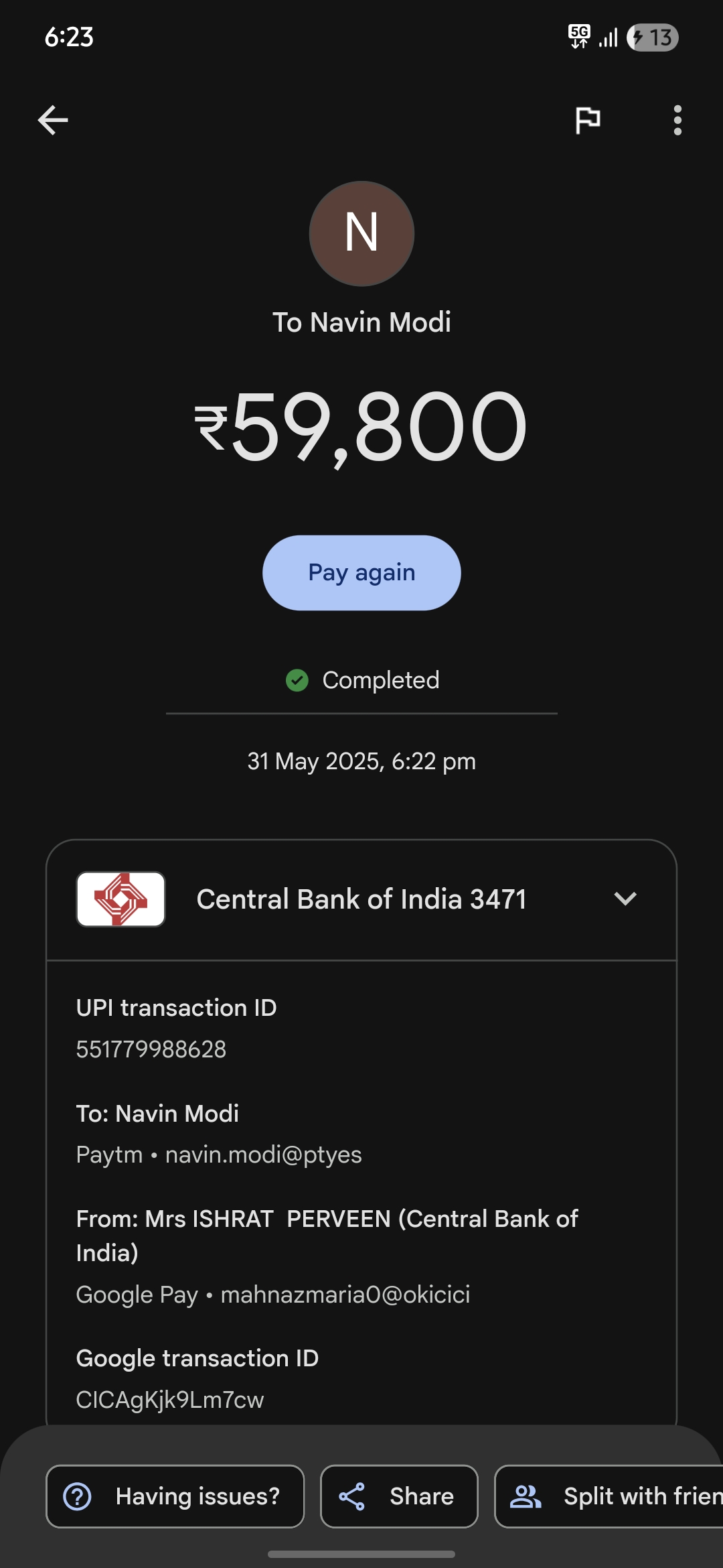 Telegram scam