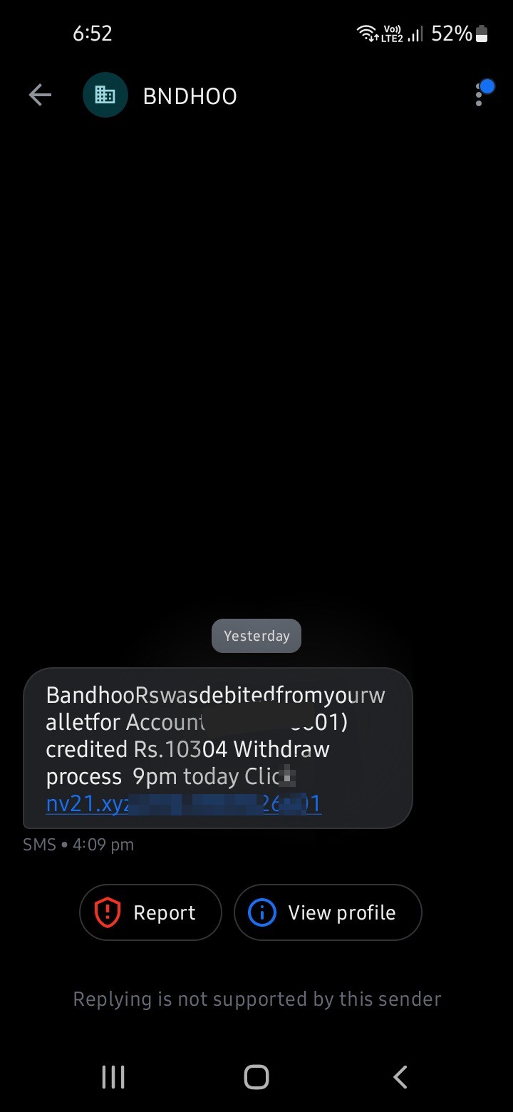 scam or not ? 