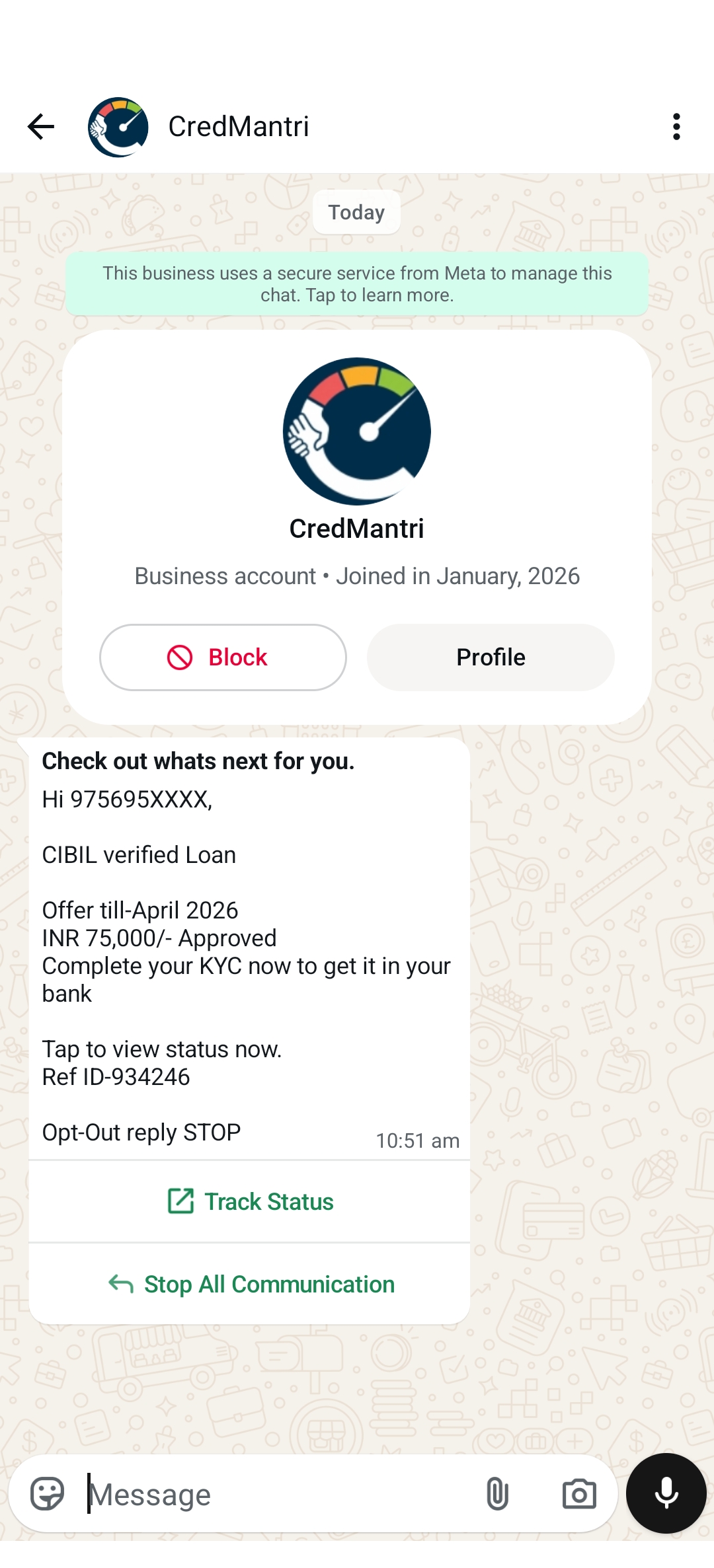 Possibole Scam