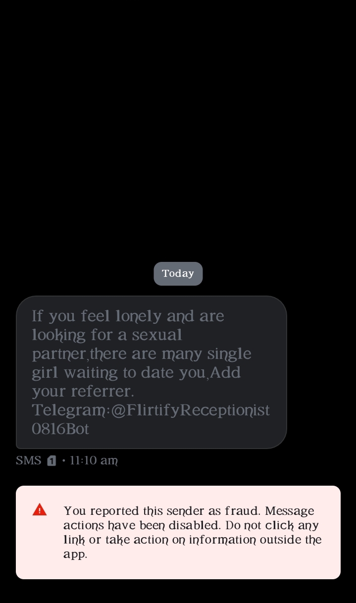 Spam/Fraud: Fake Dating & Phishing Scam