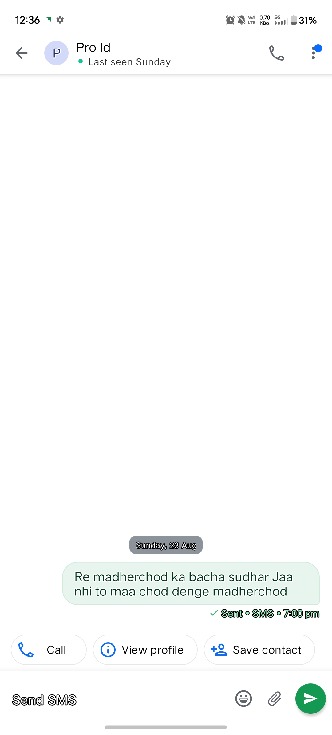 Someone else is sending messages from my number