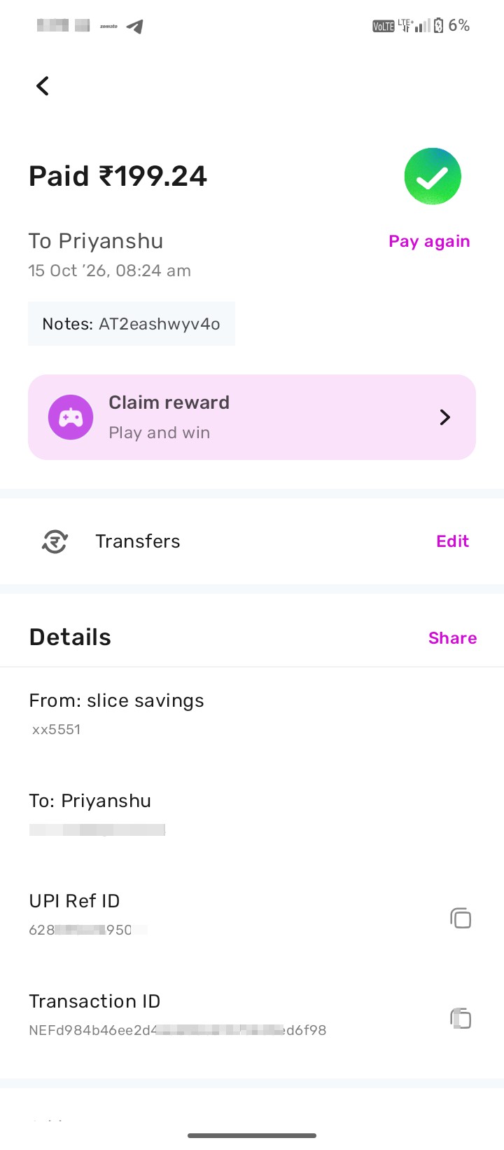 Fraud transaction  - image 3