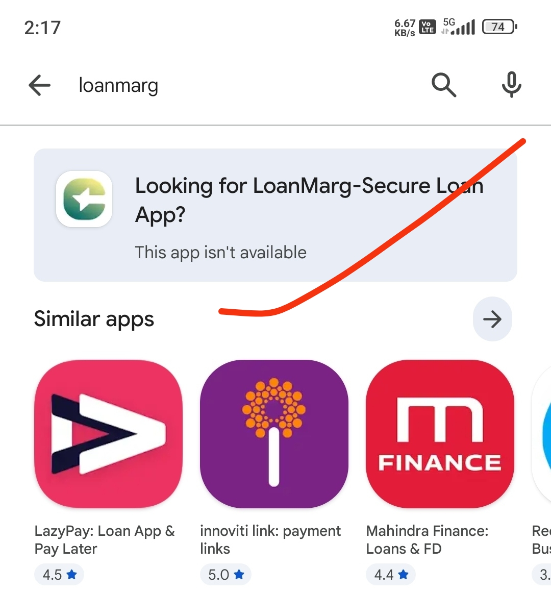 there's a scam  app call LOAN MARG SECURE LOAN APP