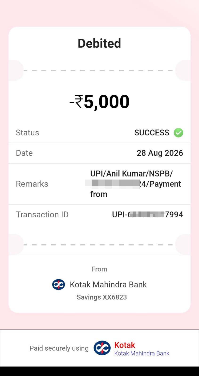 Online Garments selling fraud