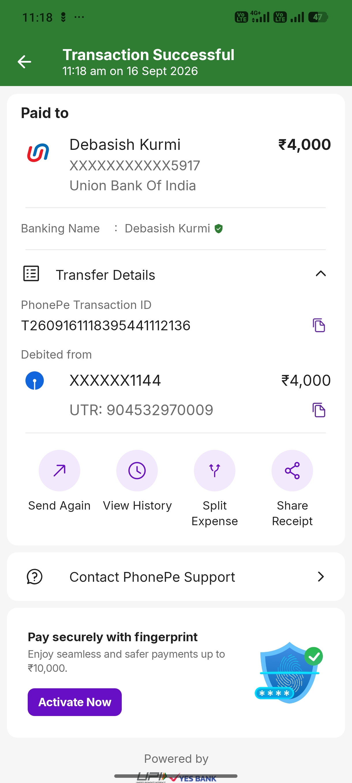 this is a lady amazon scam 