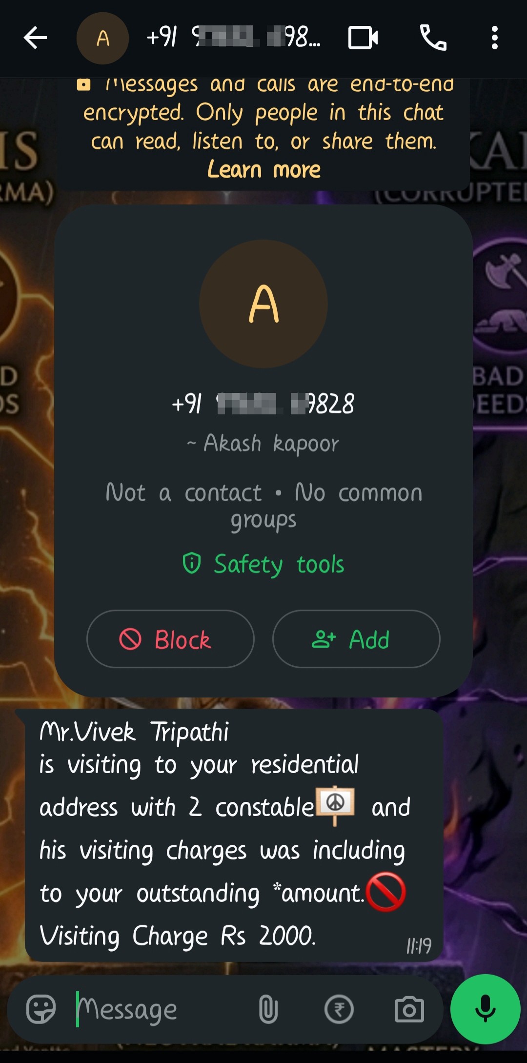 These Guys are blackmailing and asking me to pay 2000 per visit - image 2