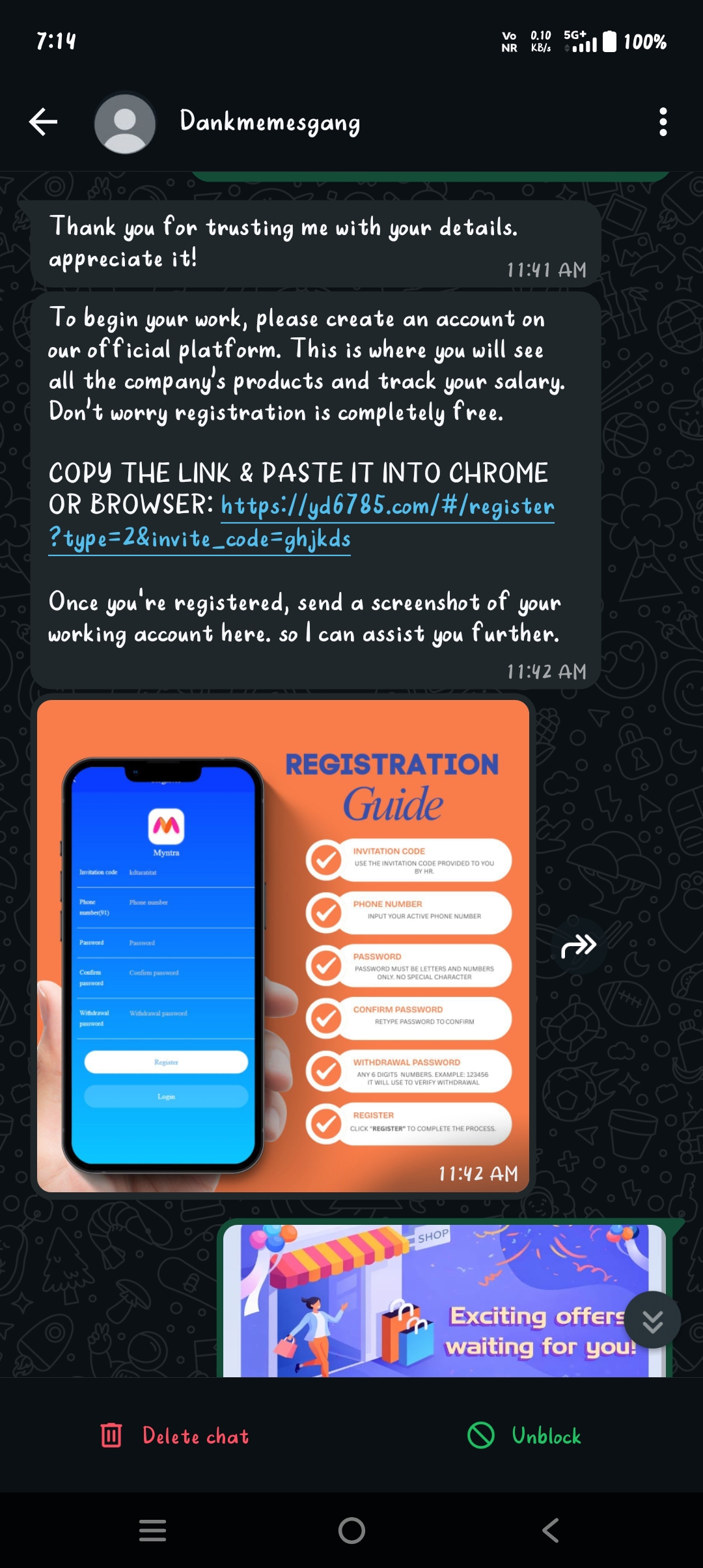 work from home scam 