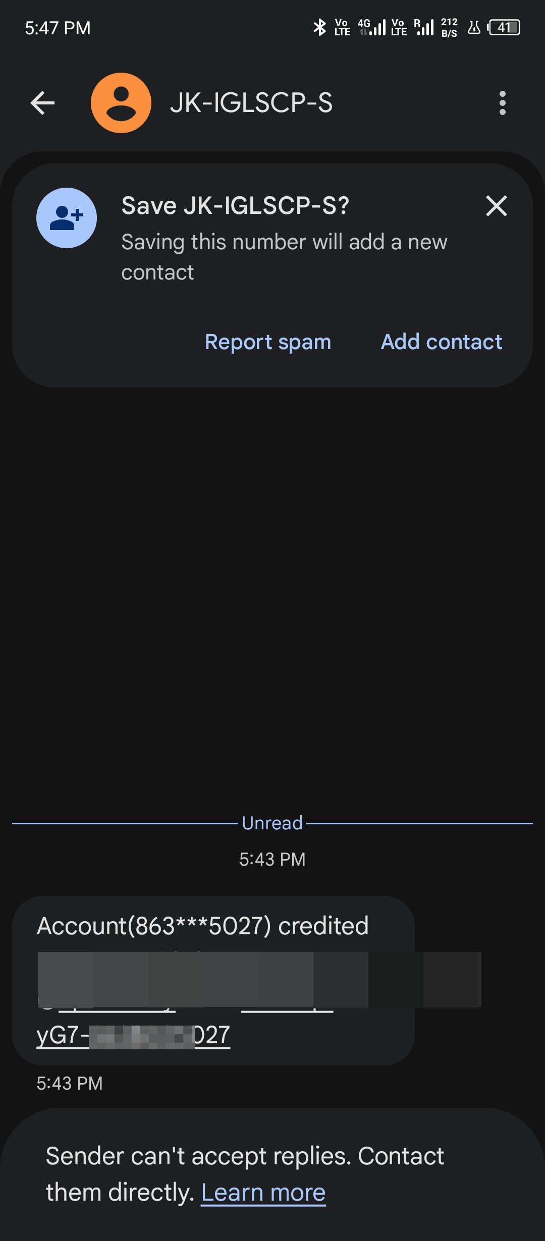 Harmful links to hack my device sent to me everyday. Don't click it.  - image 2